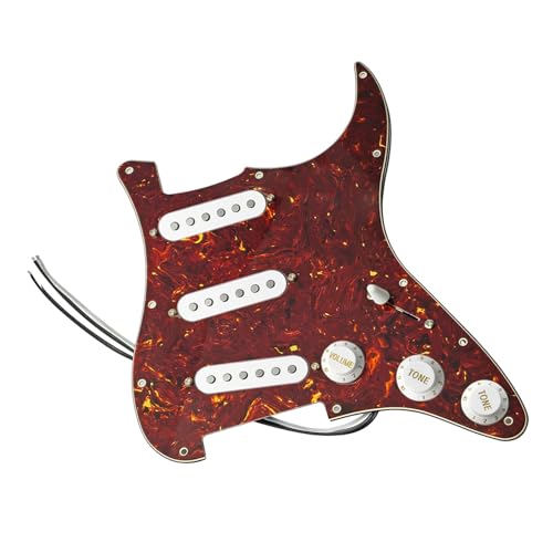 Guitare électrique rouge SSS idéale pour vos sessions de répétition à la maison