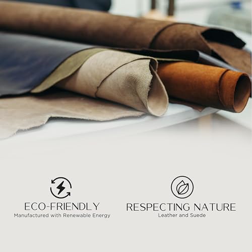 Laurentian Chief Women's Brown Leather Moccasins with 8-Hole Kabir Collar & Natural Rubber Sole, Beaded Womens Leather Moccasins, Comfortable Stylish Indoor & Outdoor Slippers4