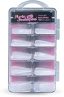 Molde F1 Bailarina Unhas de Gel, Arte Sedução, 100 Unidades