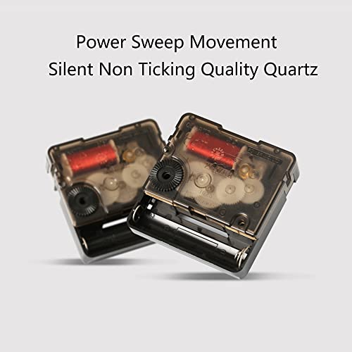 Yuntime 26 Inch No Ticking Silent Extra Large Quality Quartz Battery Operated Square Wall Clock For Home/Office/Business/Kitchen/Classroom #TOP4