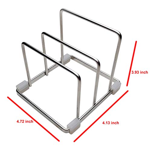 Soporte de rejilla para tablas de cortar de acero inoxidable LENITH pequeño miniatura 2