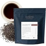 Rishi Tea China Breakfast Black Loose Leaf Tea - Organic, Robust & Caffeinated, Enjoy Hot or Iced - 16 Ounces, 50+ Servings