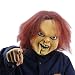 Scary Horror Child's Play Chucky Costume Latex Mask, Brown, Size One Size