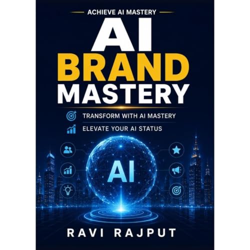 AI Brand Mastery Audiolibro Por RAVI RAJPUT arte de portada
