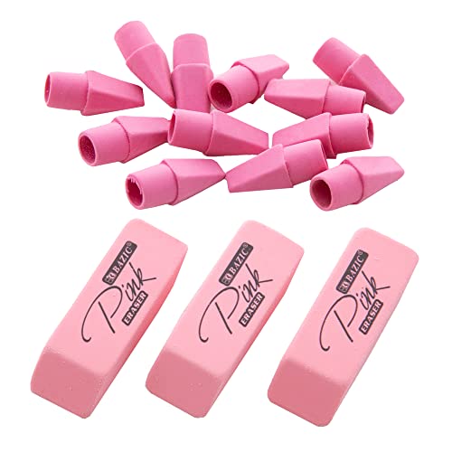 BAZIC Eraser Sets Eraser, Pink (2233) - Thumbnail 4