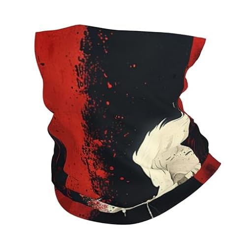 ala De Ángel Y ala Demoníaca Rojo Oscuro Negro Unisex Braga De Cuello Elástica Calentador De Cuello Multifunción Bufanda Tubular para Senderismo Correr Esquí Clima Frío | Ya disponible en tu tienda friki favorita! En mundofriki.es!
