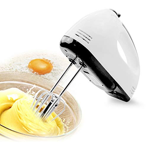 Eierschläger, Haushalts 7-Gang-Handmixer Schneebesen Eierschläger Kuchen Backen Kochwerkzeug Weiß