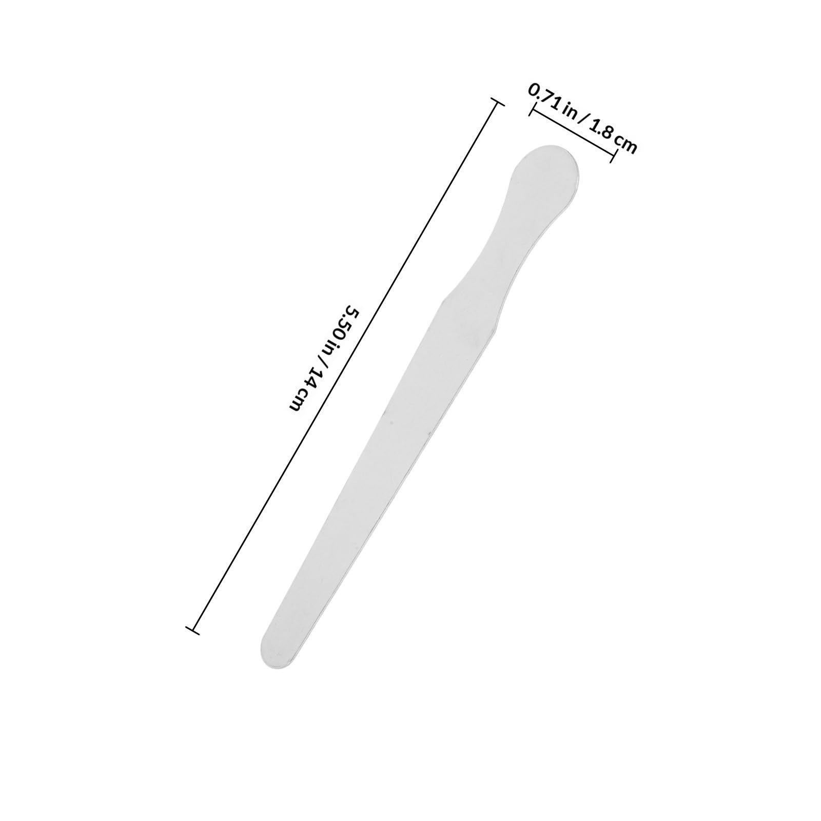 LABRIMP Zungenspatel Medizinische Mundspatel aus Edelstahl mit Glatten Kanten 20 Stück Wiederverwendbare 14cm für Erwachsene für Mundpflege zu Hause und Bastelarbeiten