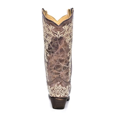Corral Boots Women's Floral Embroidery Cowboy Boot4