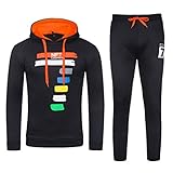 Riou-Sweatshirts Herren Camouflage Army Jogginganzug Jogging Hose Jacke Sportanzug Military