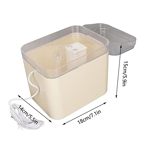 Fuente de agua para gato 2 en 1 automática y silenciosa miniatura 2