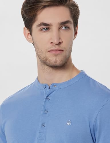 Image of UNITED COLORS OF BENETTON Men's Slim T-Shirt (3099J7116I902 Blue M)