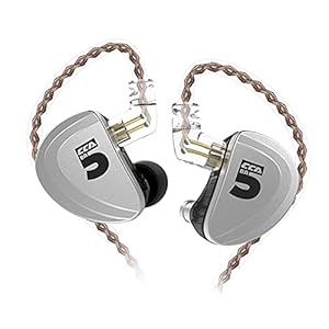 Monitoren Oordopjes, hoogwaardige harsholte Bedraad HiFi Stereo Ruisisolerend IEM bedrade oordopjes met afneembare kabel…