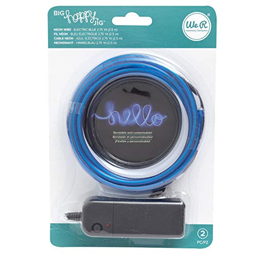 Image of We R Makers Happy Jig Neon Wire-Electric Blue