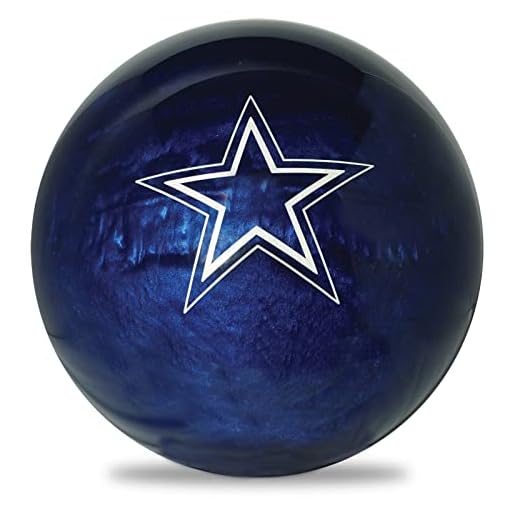 KR Strikeforce NFL Dallas Cowboys Undrilled Polyester Bowling Ball - Available in 8, 10, 12, 14 & 15lbs (14)
