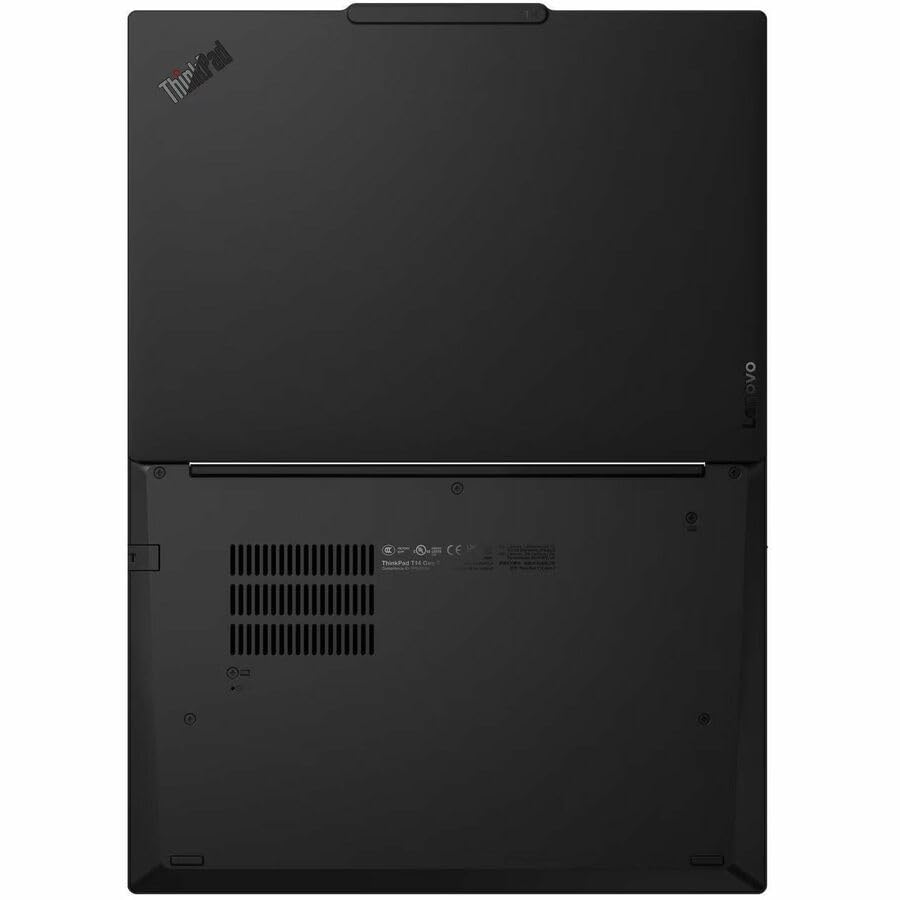 Image of Lenovo ThinkPad T14 Gen 7 21WN00BXUS 14 inch Copilot+ PC Notebook - WUXGA - 60 Hz - Intel Core Ultra 7 Series 3 355-16 GB - 512 GB SSD - English Keyboard - Black - Intel Chip - 1920 x 1200 - Windows 11