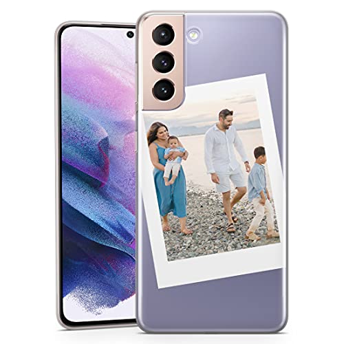 TULLUN Personalisierte Handyhülle für Samsung Galaxy S6 - Collage Foto Ihr Eigenes Bild Design Idea Stil Custom Clear Soft Gel Rubber Schutzhülle - EIN Foto
