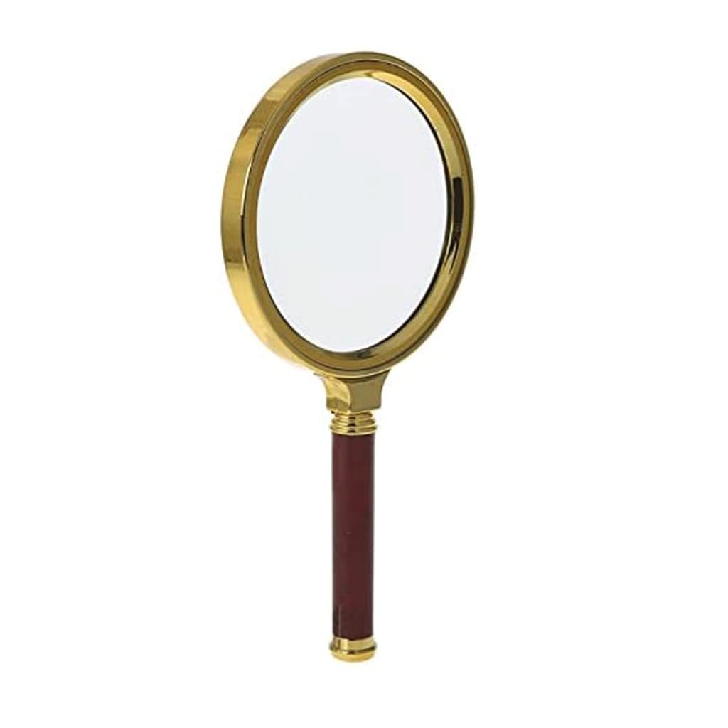 Lupy Vergrootglas Glas Handheld 10x 90mm Vergrootglas Glas Ouderen Lezen Sieraden Geschikt Voor Bekijken Kleine Lettertypen Of Objecten wyraźniejsze