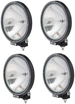 flexzon 4X 12V/24V 9" ROUND NARROW PENCIL BEAM DRIVING LIGHTS SPOT LAMPS SIM 3228