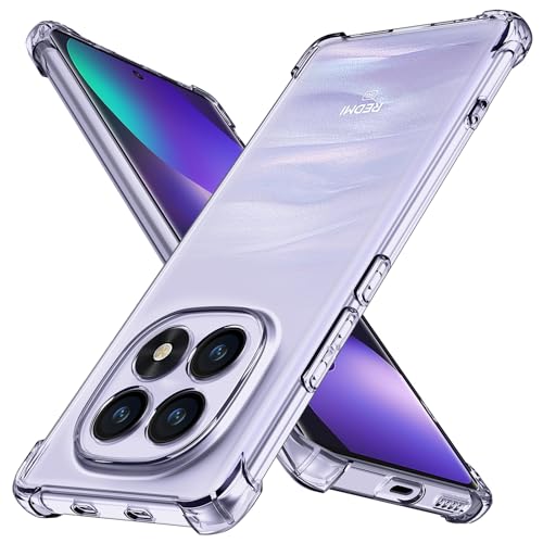 COPIKE Funda Antigolpes para Xiaomi Redmi Note 15 4G / 5G con Protección de Cámara, Carcasa Silicona Suave TPU Anti-Choques, Transparente