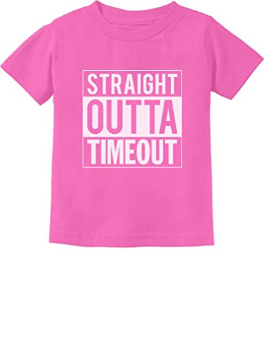 Tstars Straight Outta Timeout Toddler T-Shirt Funny Preschool Outfit for Boys Girls Gift Idea for Kids and Toddlers