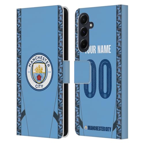 Protéger Samsung Galaxy A55 5G avec la coque portefeuille Manchester City personnalisée