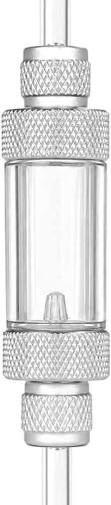 LINLAN CO2 Bubble Counter with Check Valve, Hose Connection