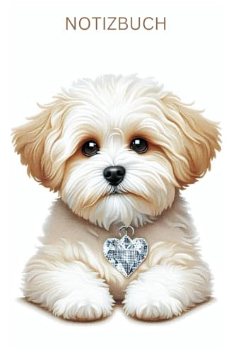 Diamond Painting Maltipoo, Bollipoo, Havapoo Notizbuch, Buch: Das perfekte Geschenk für Liebhaber & Fans, mit Poo Welpe: Tagebuch, Journal, ... besondere Notizbücher, Hunde - Cover, A5