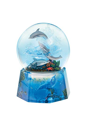 Preisvergleich Produktbild Spieluhrenwelt 25215 Glitzerkugel Delfine