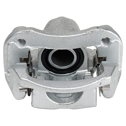 Image of TRQ Performance Rear Brake Pad and Rotor Set Semi Metallic Slotted Drilled Coated Calipers Compatible with 04-06 Lexus RX330 07-09 RX350 06-08 RX400h 06-07 Toyota Highlander with All Wheel Drive
