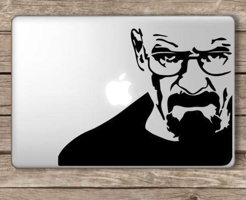 ISEE 360® Skin Sticker Decal Laptop Skin Sticker Walter White Breaking Bad Laptop Vinyl Sticker (Black) (B08THLYW79) Amazon Price History, Amazon Price Tracker