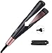 Produktbild Olaney Haarglätter 2-in-1 Curl&Straight, geschwungene Stylingplatten zum Glätten, Locken & Wellen Glätteisen & Lockenstab (LCD Display + 13 Temperatureinstellungen 100-230°), Fahrenheit und Celsius