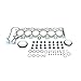 ToEjJeEn Car Engine Rebuild Overhaul Gasket Kit 11127548797 11137548031 Compatible with 328i 530i E90 E92 E60 E83 N52 3.0 Accessories