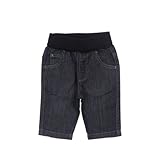  Steiff Baby - Jungen Jeans Hoher Bund 6312724, Gr. 56, Blau (dark blue denim)