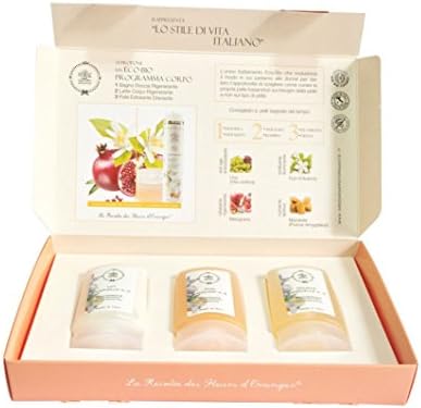 Body Rituals Kit - La Recolte Des Fleur D'Oranger (Certified Organic Body Wash, Body Lotion & Body Scrub) 3.0 Fl Oz Made in Italy