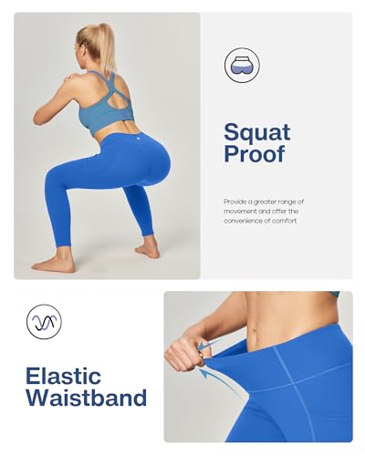 Image of Heathyoga Yoga Pants with Pockets Extra Soft Leggings with Pockets for Women Non See-Through High Waist Workout Leggings