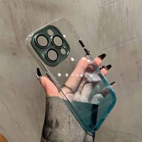 Coque antichoc iPhone protégeant objectif appareil photo dos transparent noir