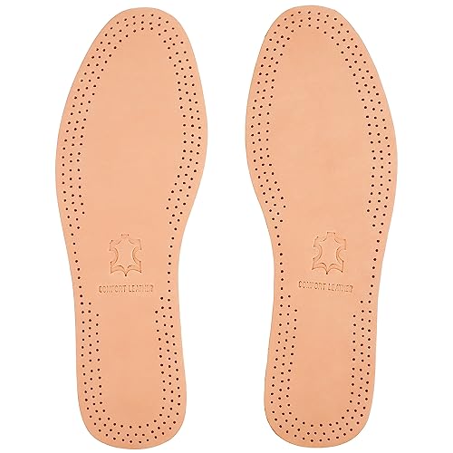 Healifty 1 Paar Stoßdämpfende Atmungsaktive Sport-Komfortschuhe mit Einlegesohle aus Leder für Herren Damen Größe 41-42