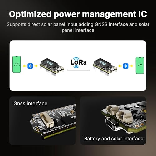 Image of Heltec ESP32 LoRa 32 V4 Development Board with OLED Display Upgraded ESP32 S3 SX1262 27dBm High Power Chip for WiFi Meshtastic IoT Devices Arduino Smart Home and Wireless Communication