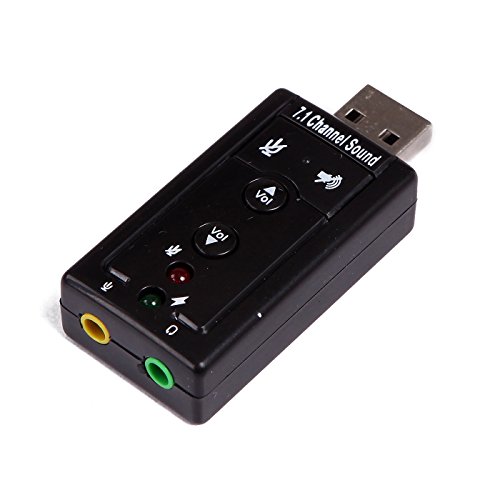 7.1 Channel USB External Sound Card Audio Adapter