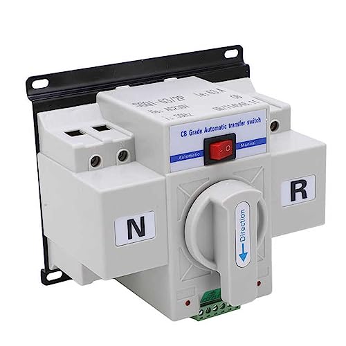 Interrupteur de transfert automatique SGQ1-63 2P 230V pour rails DIN - 2