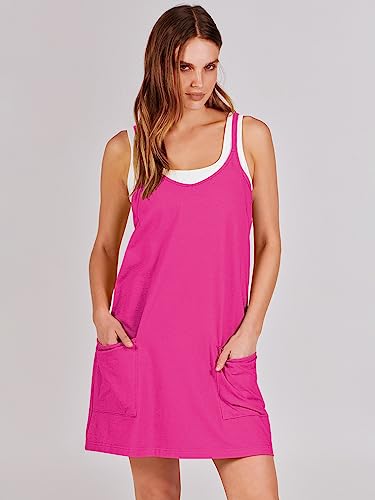 Image of ANRABESS Women Athletic Dress Summer Tennis Workout Active Sports Mini Romper Dress Built in Shorts Travel Vacation Clothes