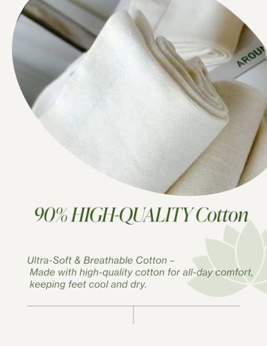 Image of Opa! Women White Lace Ruffles Socks Cottagecore Floral Frilly Sock Thin Cotton Summer Crew Socks -Soft Breathable.