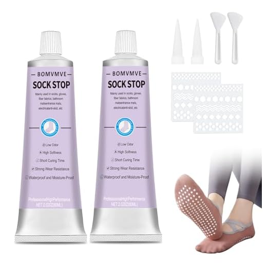 120g Sock Stop, Sock Stop Anti Rutsch Set, Socken Stopper Flüssigkeit, Stopper für Socken, Sockenstopper Flüssig, Sockenstopper für Wollsocken, Für Socken, Handschuhe, Teppiche - Transparent