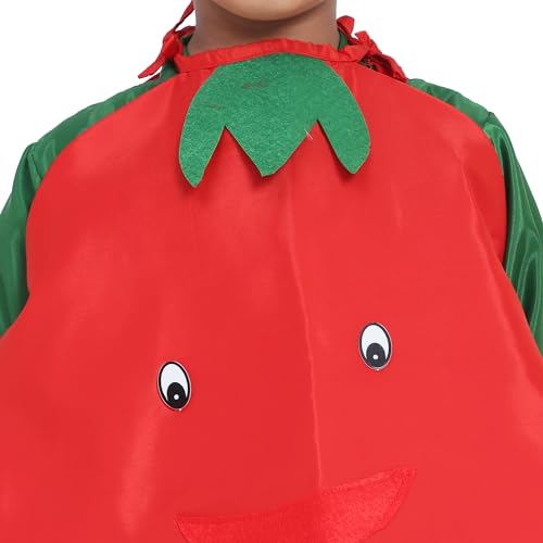 Image of Smiley Fruit and Vegetable Jumpsuits for Kids | Halloween Cosplay Annual Function Costume Outfit for Boys and Girls