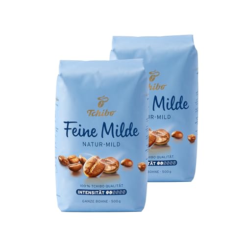 Tchibo Feine Milde Filterkaffee 1kg (2 x 500g) Kaffeebohnen mild-aromatischer Röstkaffee
