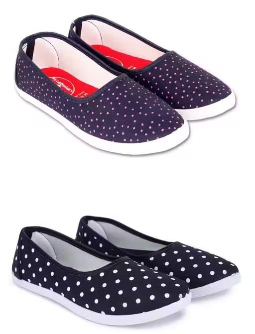 VAMIKAENTERPRISESDaily Use Closed Style Bellies for Girls with Soft Sole and Easy Walking Comfort Navy Blue 7-image-31
