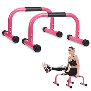 AmazeFan Parallettes Pink Liegestützgriffe