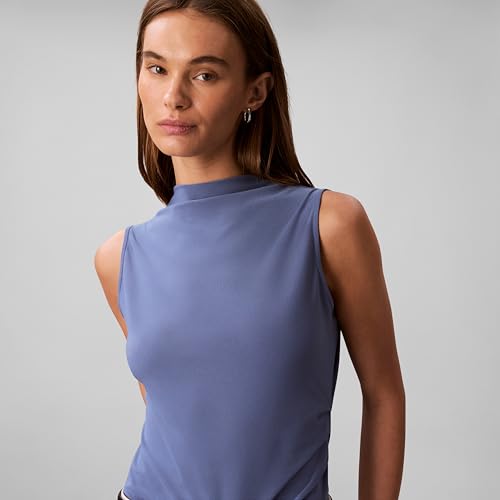 Calvin Klein Women's Crepe Mock Neck Top - image 5