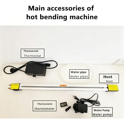Machine à cintrer acrylique à pompe à eau intégrée pour pliage plastique sans bulle - 8